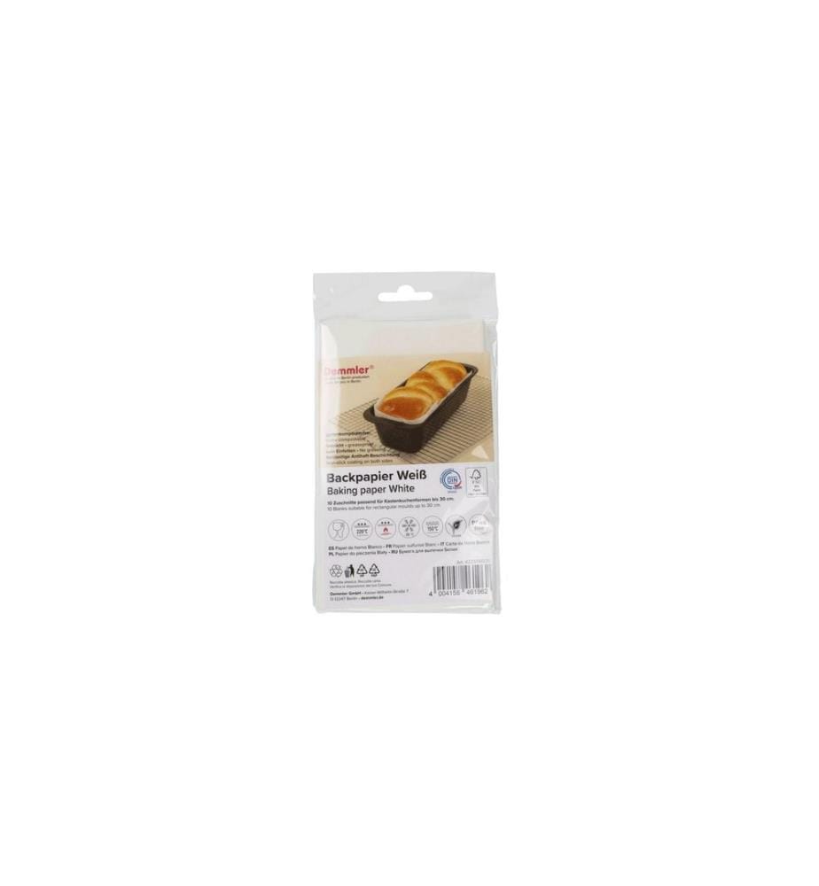 Demmler Papier de cuisson pour moule à gâteau 10 pièces