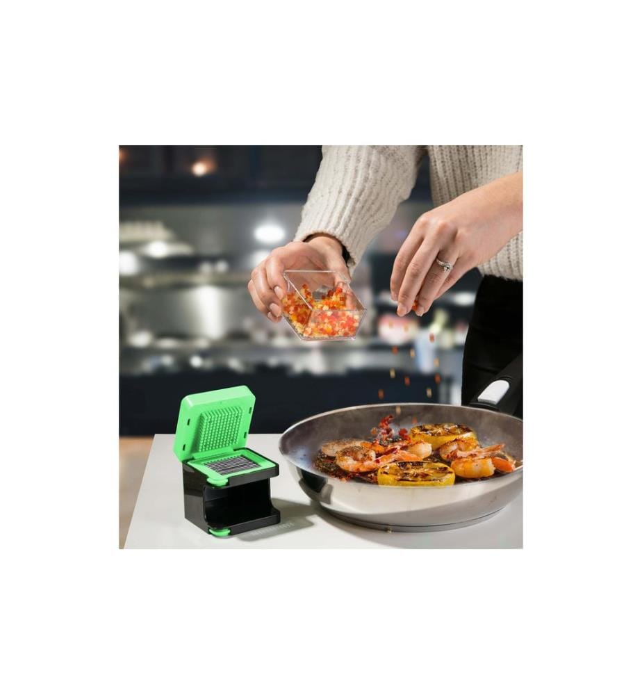 Genius Nicer Dicer Spicy 4 pièces, vert