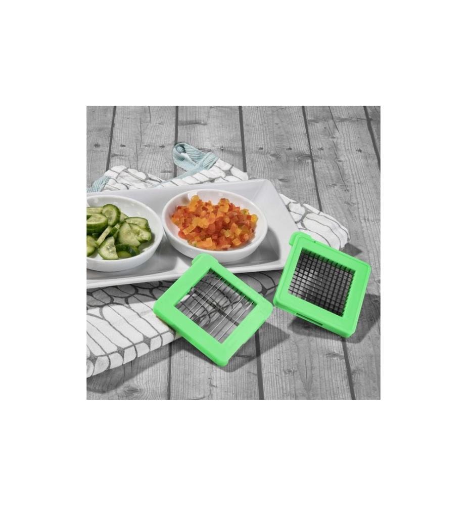 Genius Nicer Dicer Spicy 4 pièces, vert