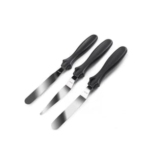 Ibili Mini-spatules-set-manche Ecoprof 10 cm noir