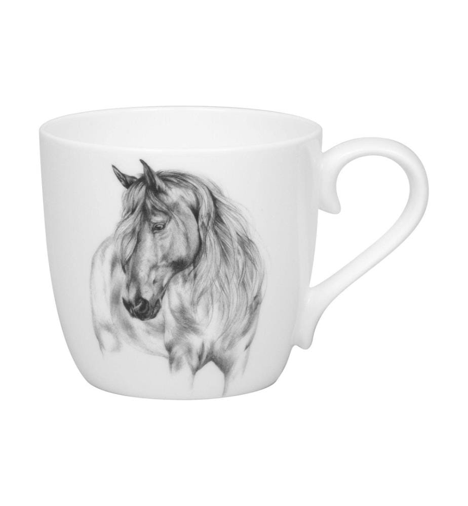 Könitz Universaltasse Amazing Animals Pferd 425 ml, Weiss