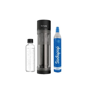 Sodapop Machine à eau gazeuse Logan Noir mat