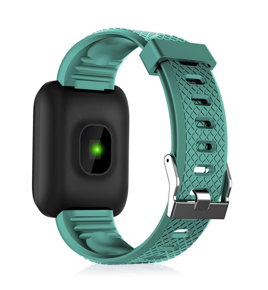 Bracelet connecté ID116 Bluetooth 4.0, écran couleur, cardiofréquencemètre et mode multisports 3 x 1 x 4 cm - Turquoise