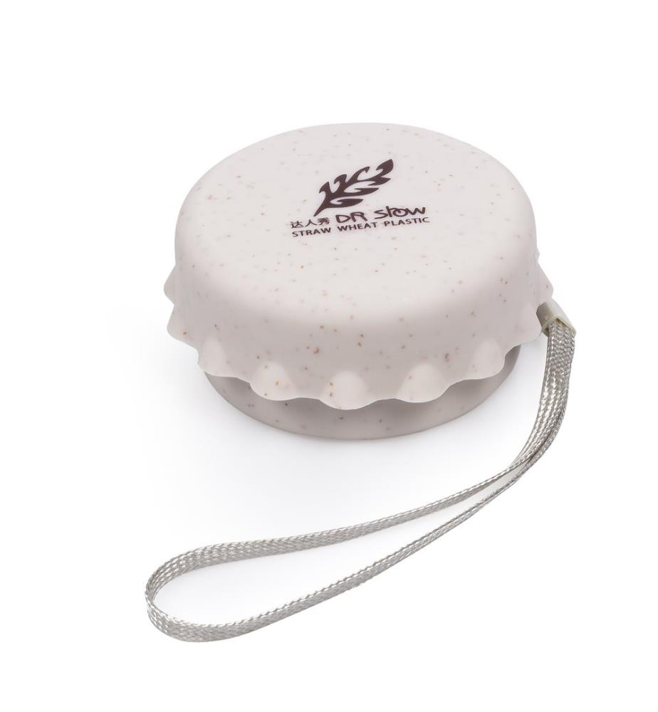 Faltbarer Becher aus Naturfasern 130ml - Taupe