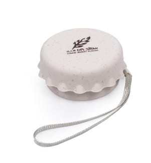 Faltbarer Becher aus Naturfasern 130ml - Taupe