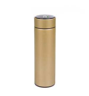 Sportflasche 500 ml 6,5 x 6,5 x 22,6 cm - Gold