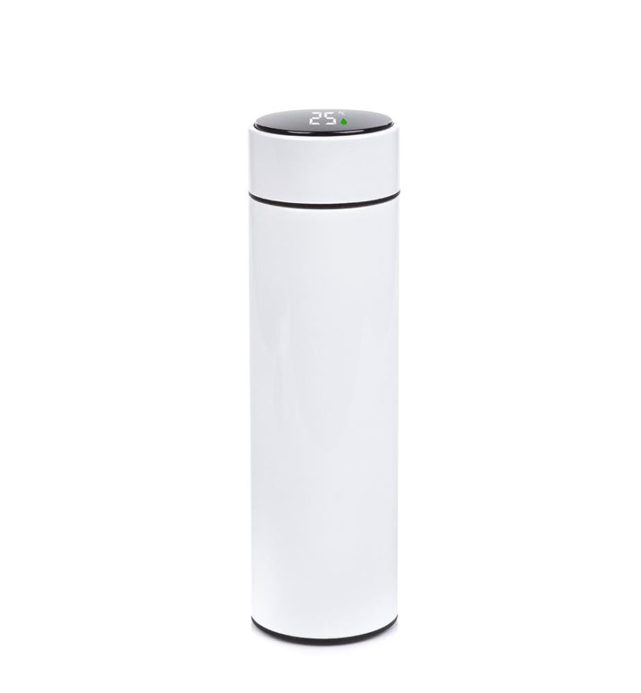 500 ml Sportflasche 6,5 x 6,5 x 22,6 cm - Weiss