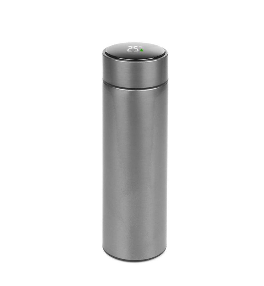 Sportflasche 500 ml 6,5 x 6,5 x 22,6 cm - Silber
