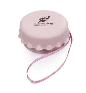 Faltbarer Becher aus Naturfasern 130ml - Rosa
