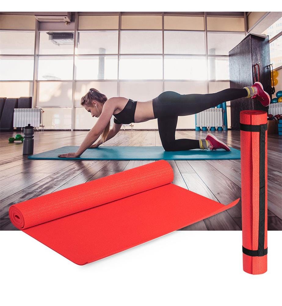 Sportmatte 180 x 60 x 1 cm - Rot