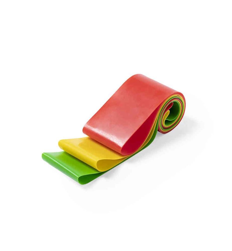 3er-Set Widerstandsbänder 9 x 22 x 1 cm - Mehrfarbig