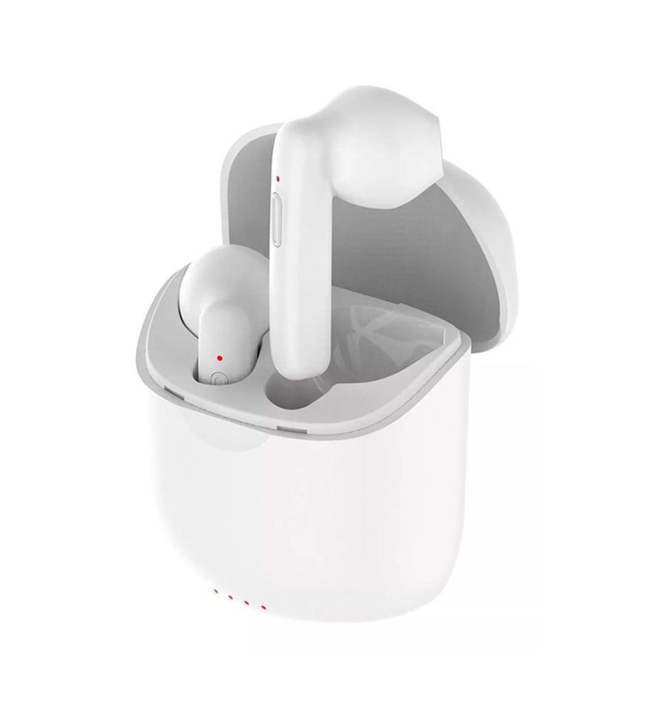 Écouteurs Bluetooth 5.3 TWS Tune J220 avec boutons de commande. 5,5 x 2,5 x 5,5 cm - Blanc