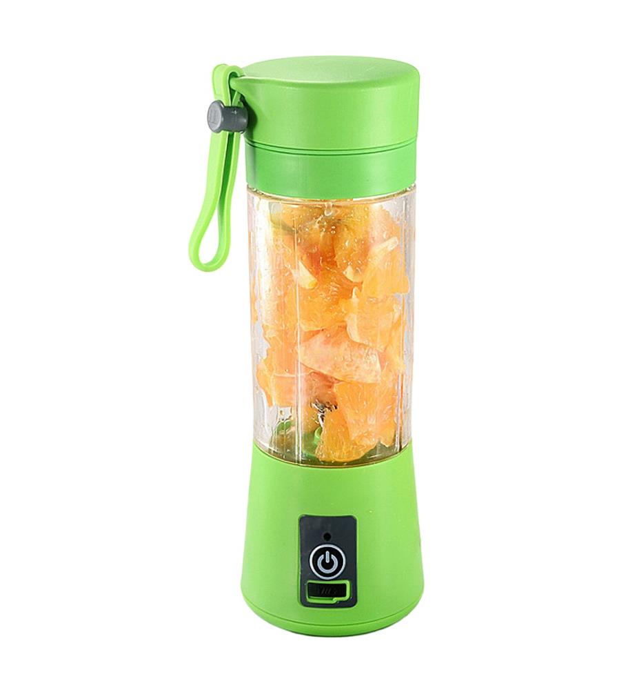 Tragbarer elektrischer Mixer mit einem Fassungsvermögen von 380 ml – Grün