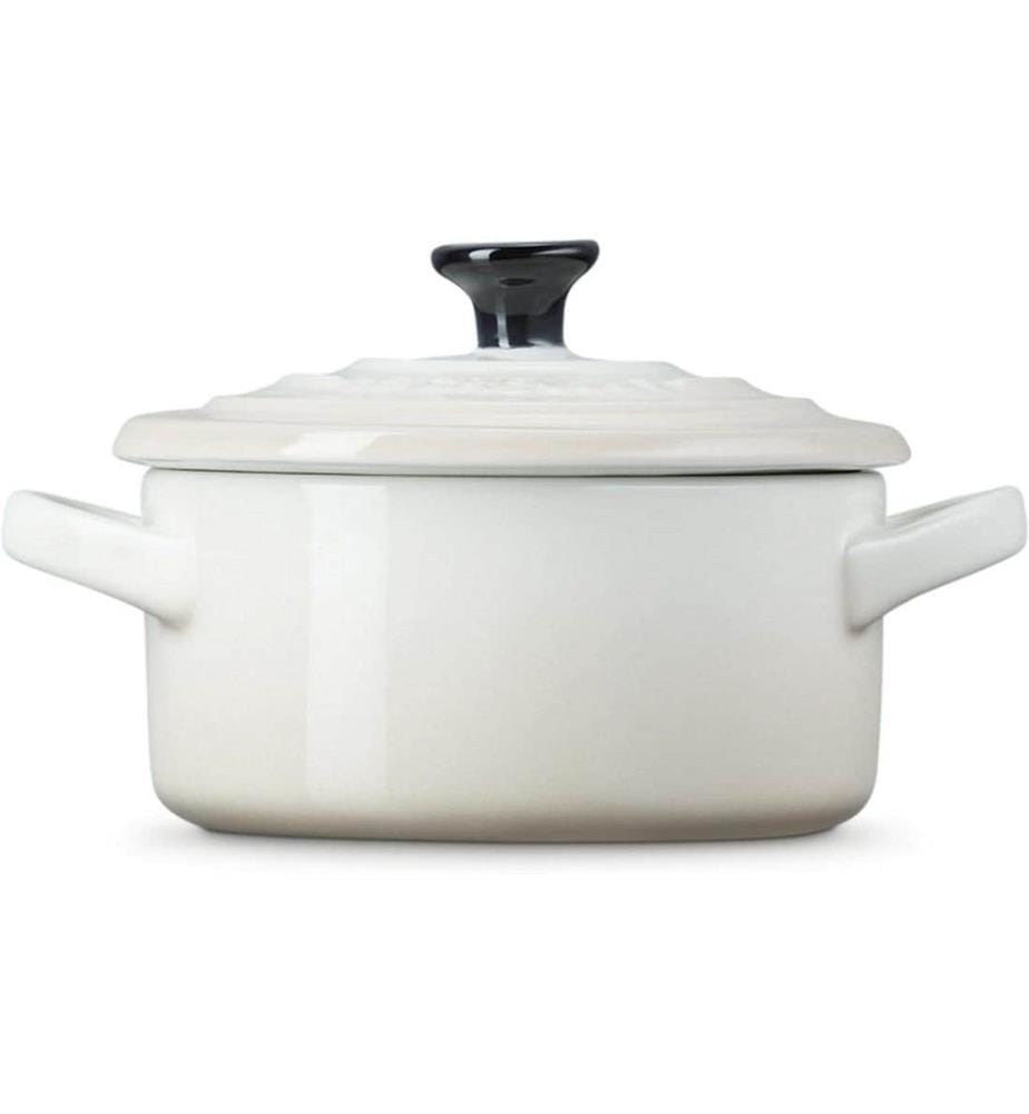 Le Creuset Auflaufform Mini Cocotte Rund, Meringue