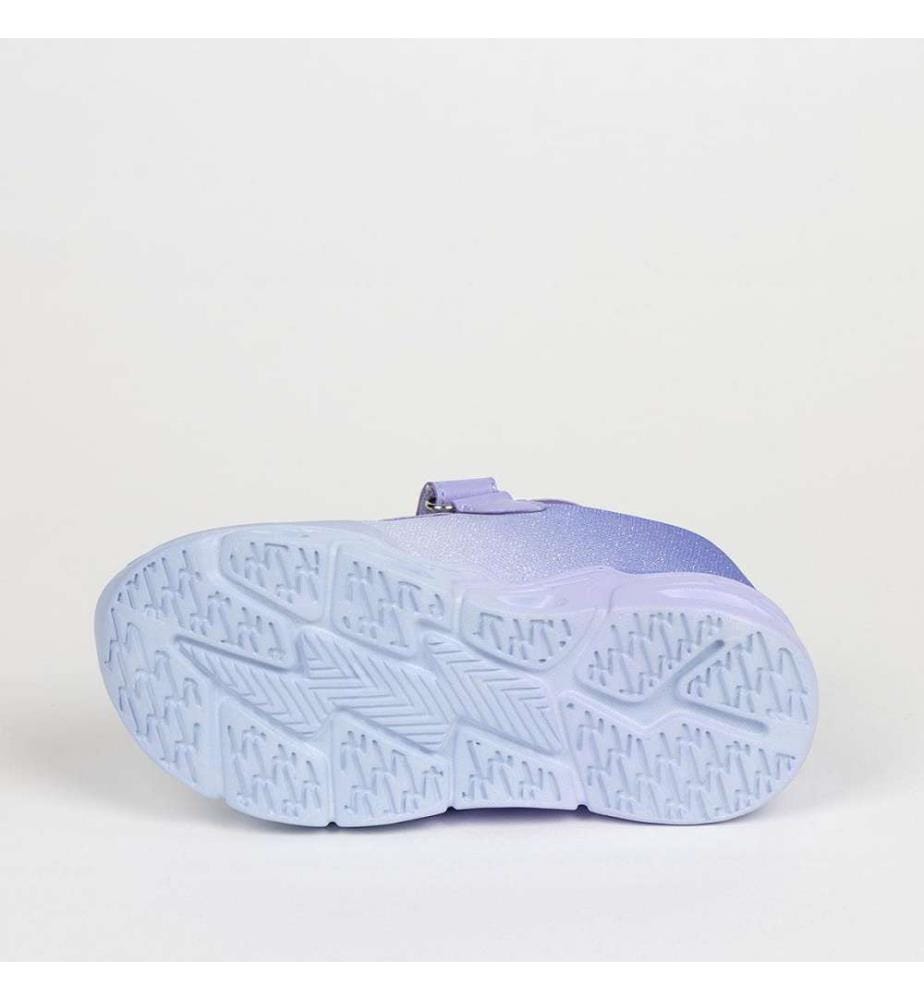 EVA-Sole Sneakers with Stitch Lighting - Purple