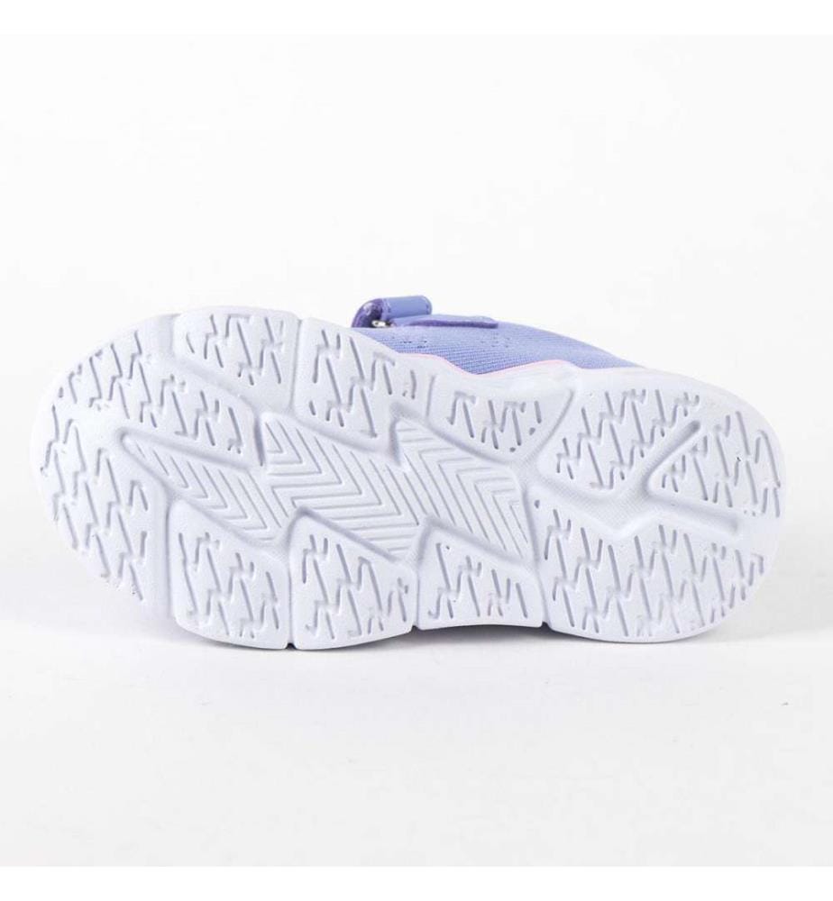 EVA-Sole Sneakers with Stitch Lighting - Lilac
