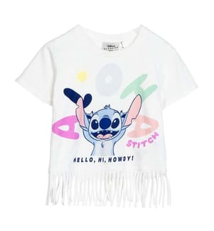 T-Shirt aus Single-Jersey - Weiss