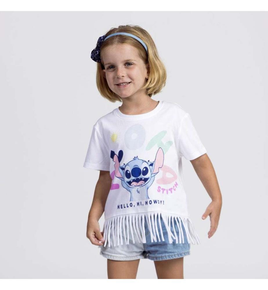 T-Shirt aus Single-Jersey - Weiss