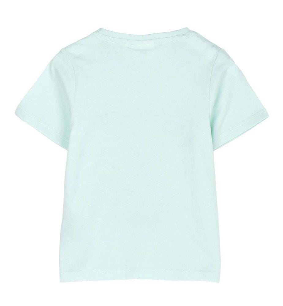 T-Shirt aus Single-Jersey - Türkis