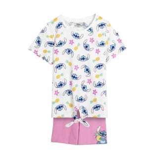 Zweiteiliges Baby-Set aus French Terry Stitch – Blau