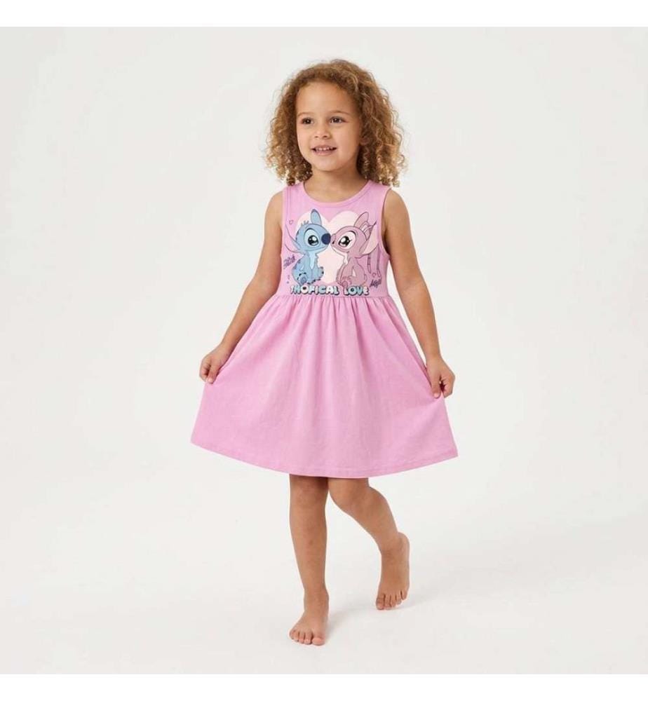Abito Jersey Stitch - Rosa