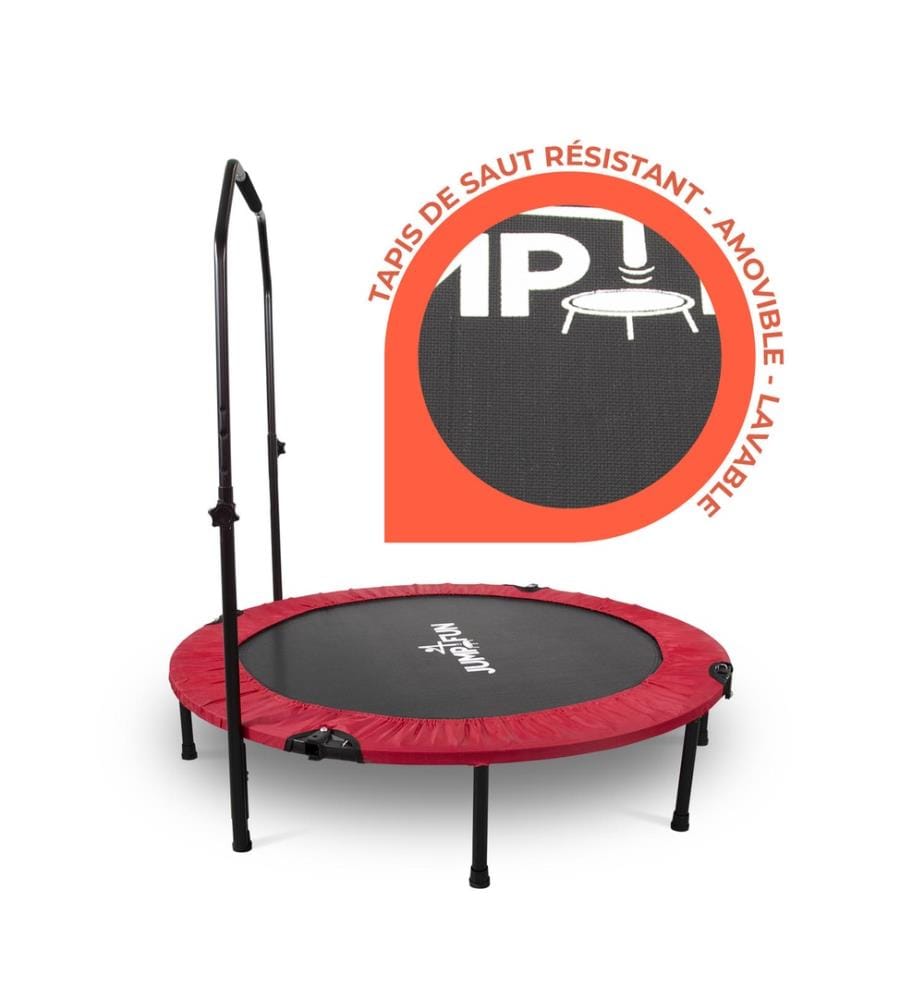 Mini Fitness Trampolin Jump4Fun Faltbar Door-Bar - 122Cm