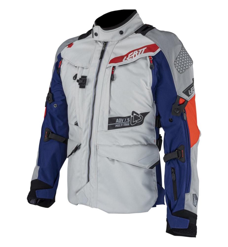 Blouson ADV MultiTour 7.5 V24 gris-bleu royal-rouge