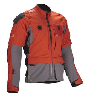Blouson ADV Rally 5.5 V25 burn orange-rouge-gris-noir