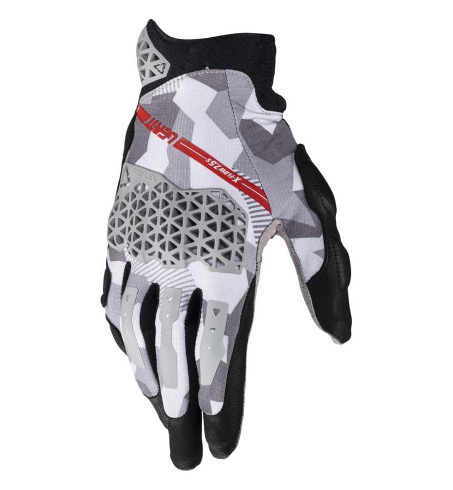 Guanto ADV X-Flow 7,5 Short V24 acciaio grigio chiaro-nero
