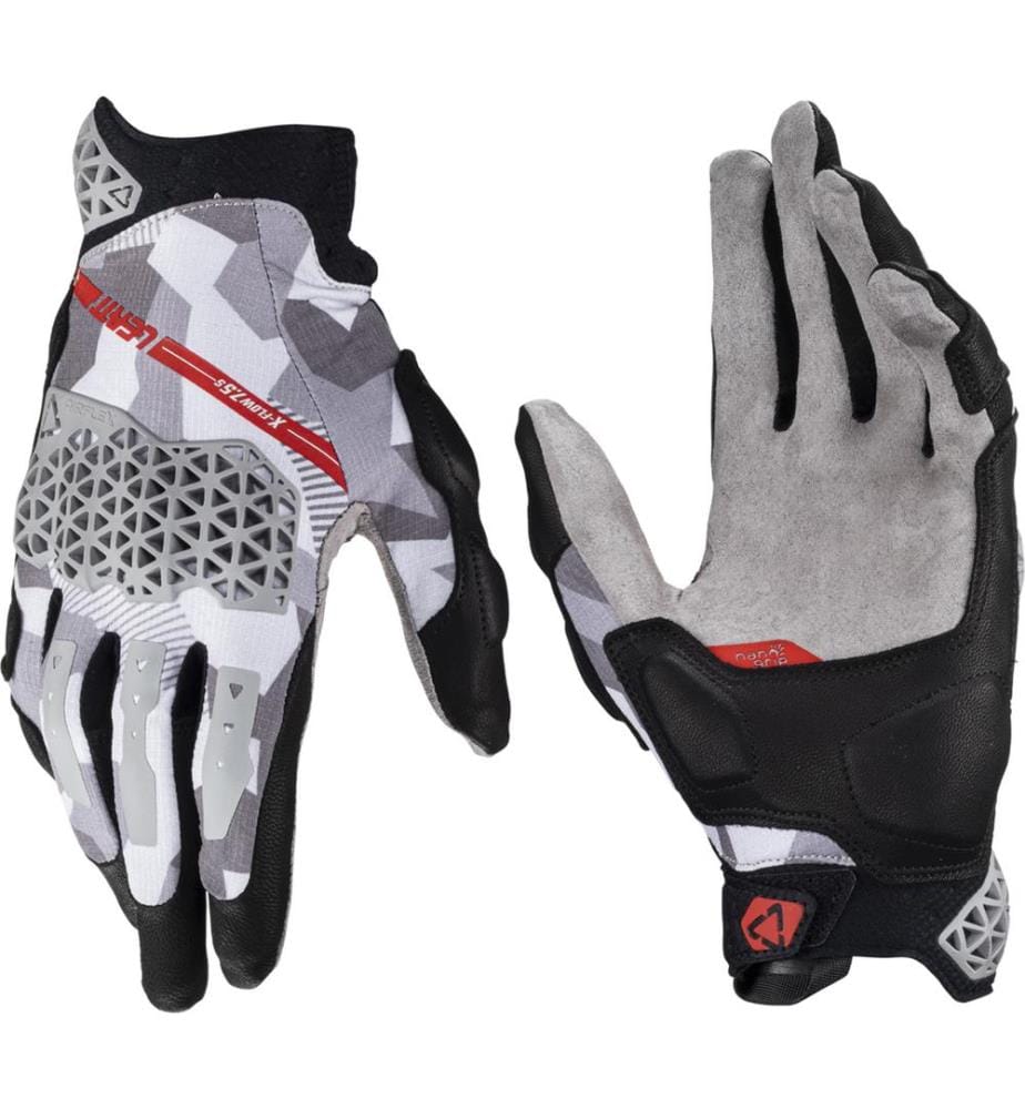 Guanto ADV X-Flow 7,5 Short V24 acciaio grigio chiaro-nero