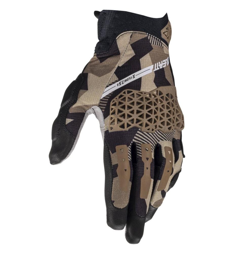 Guanto ADV X-Flow 7.5 Short V24 marrone deserto-nero-marrone