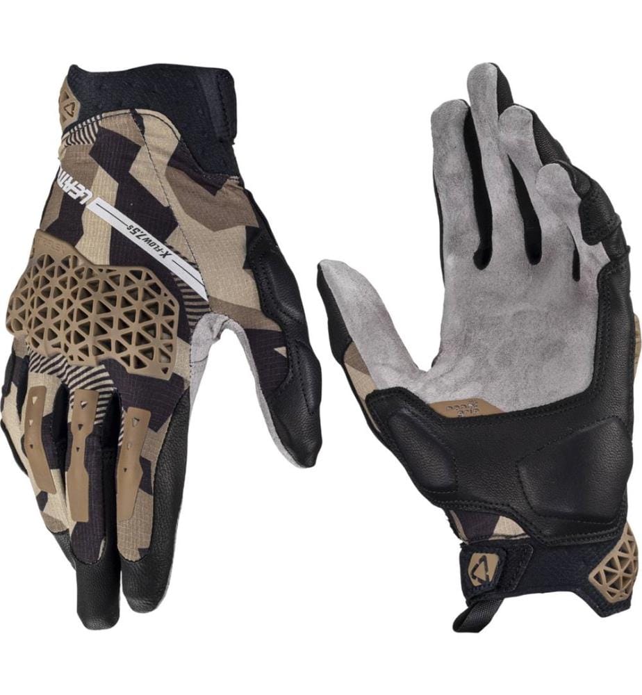 Guanto ADV X-Flow 7.5 Short V24 marrone deserto-nero-marrone