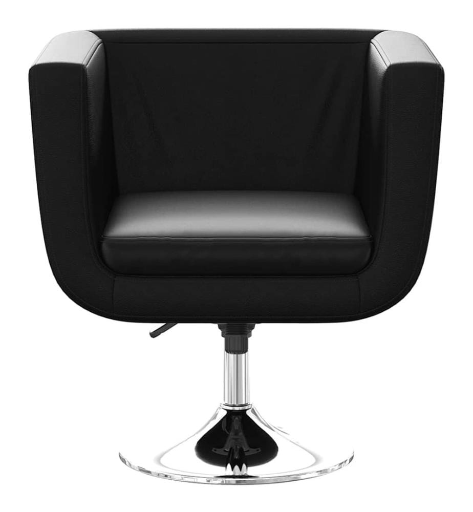 Barsessel Schwarz Kunstleder