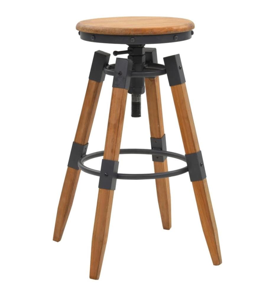 Barhocker 2 Stk. Tanne Massivholz