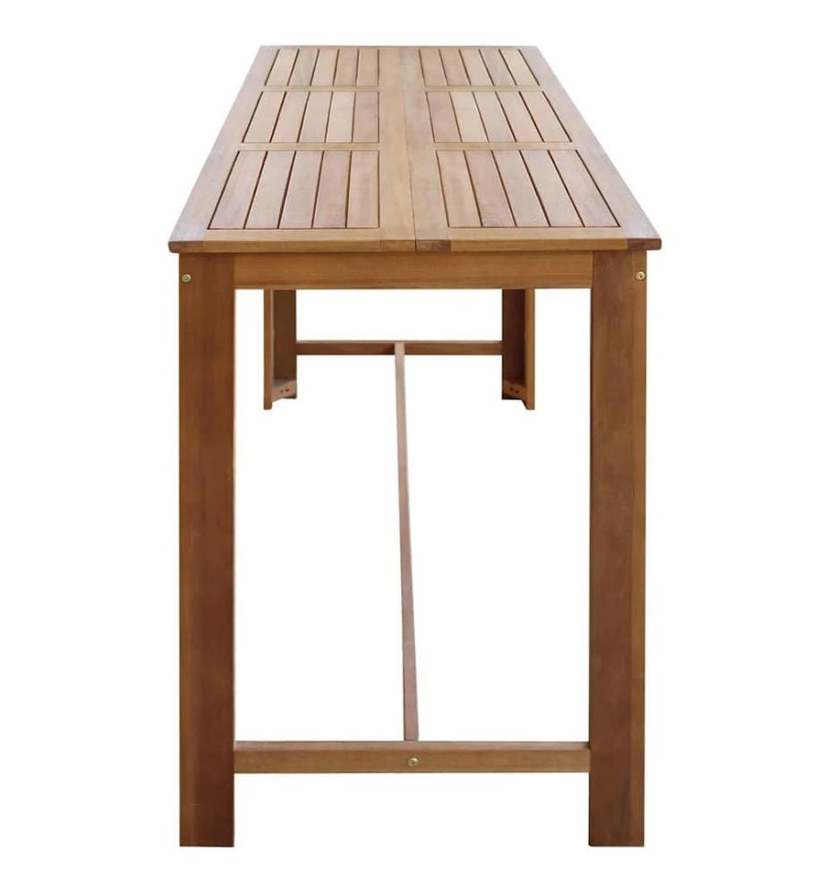 Bartisch Massivholz Akazie 150x70x105 cm