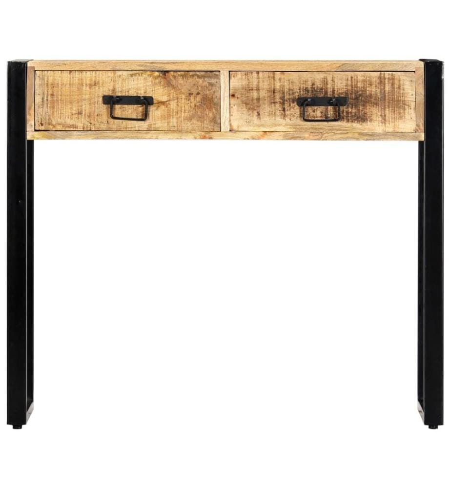 Table console 90 x 30 x 75 cm Bois de manguier massif
