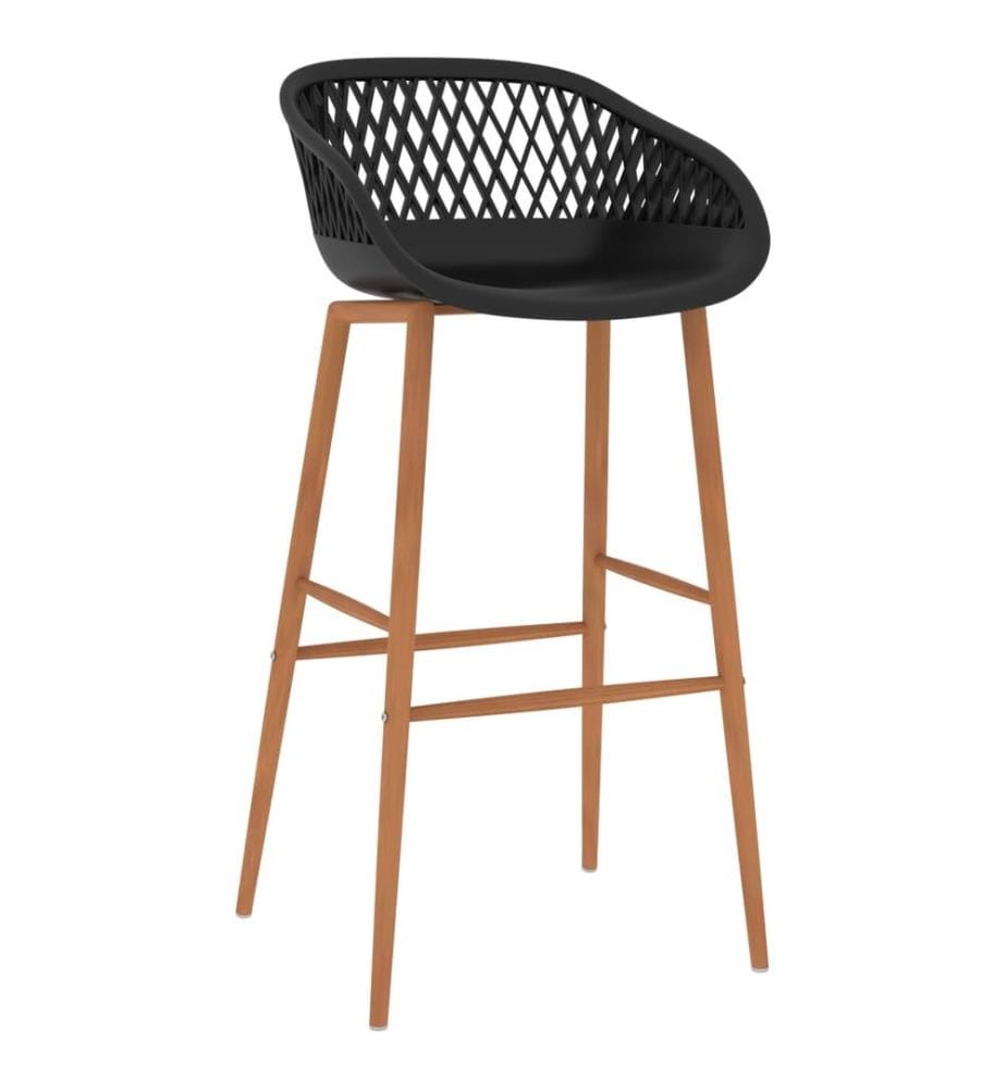 Barhocker 4 Stk. Schwarz