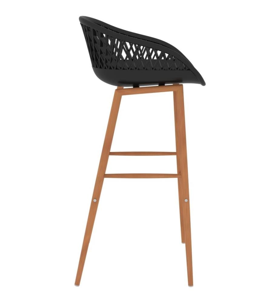 Barhocker 4 Stk. Schwarz