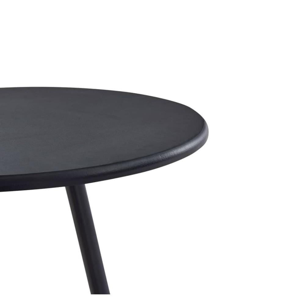 Bartisch Schwarz 60×107,5 cm MDF