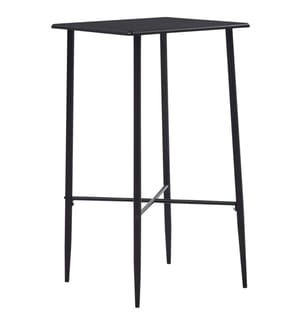 Bartisch Schwarz 60 x 60 x 111 cm MDF