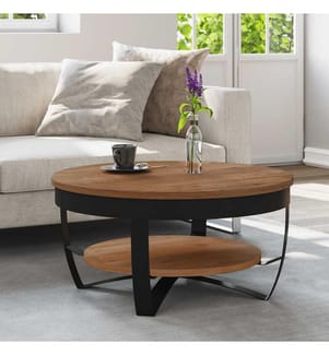Table basse 65x65x32 cm Bois d'acacia solide
