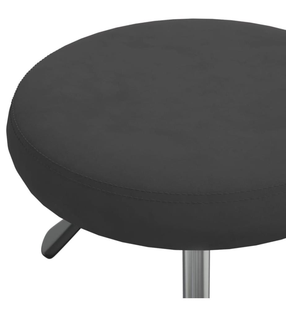 Esszimmerstuhl Schwarz Samt