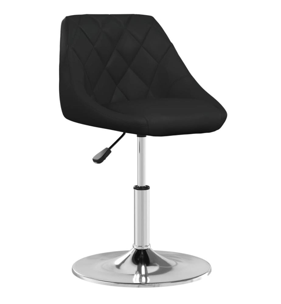 Barhocker Schwarz Kunstleder