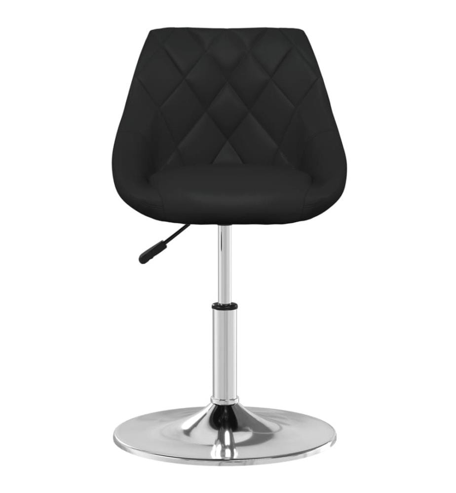 Barhocker Schwarz Kunstleder
