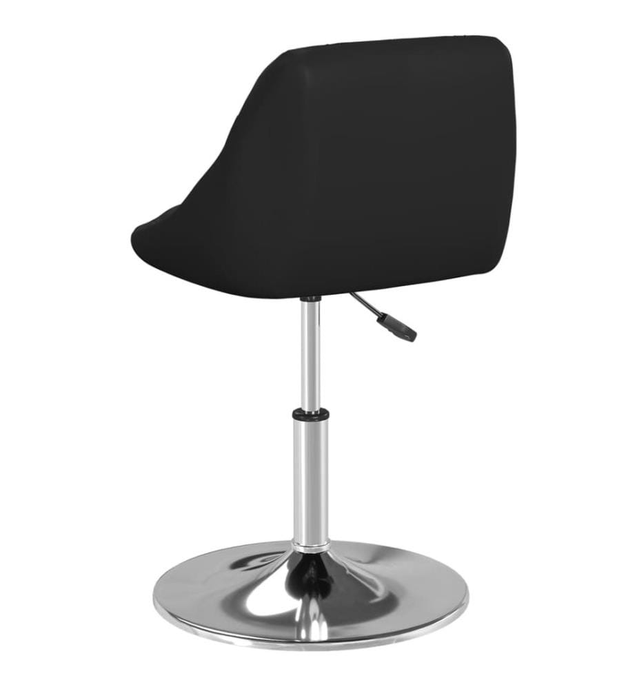 Barhocker Schwarz Kunstleder