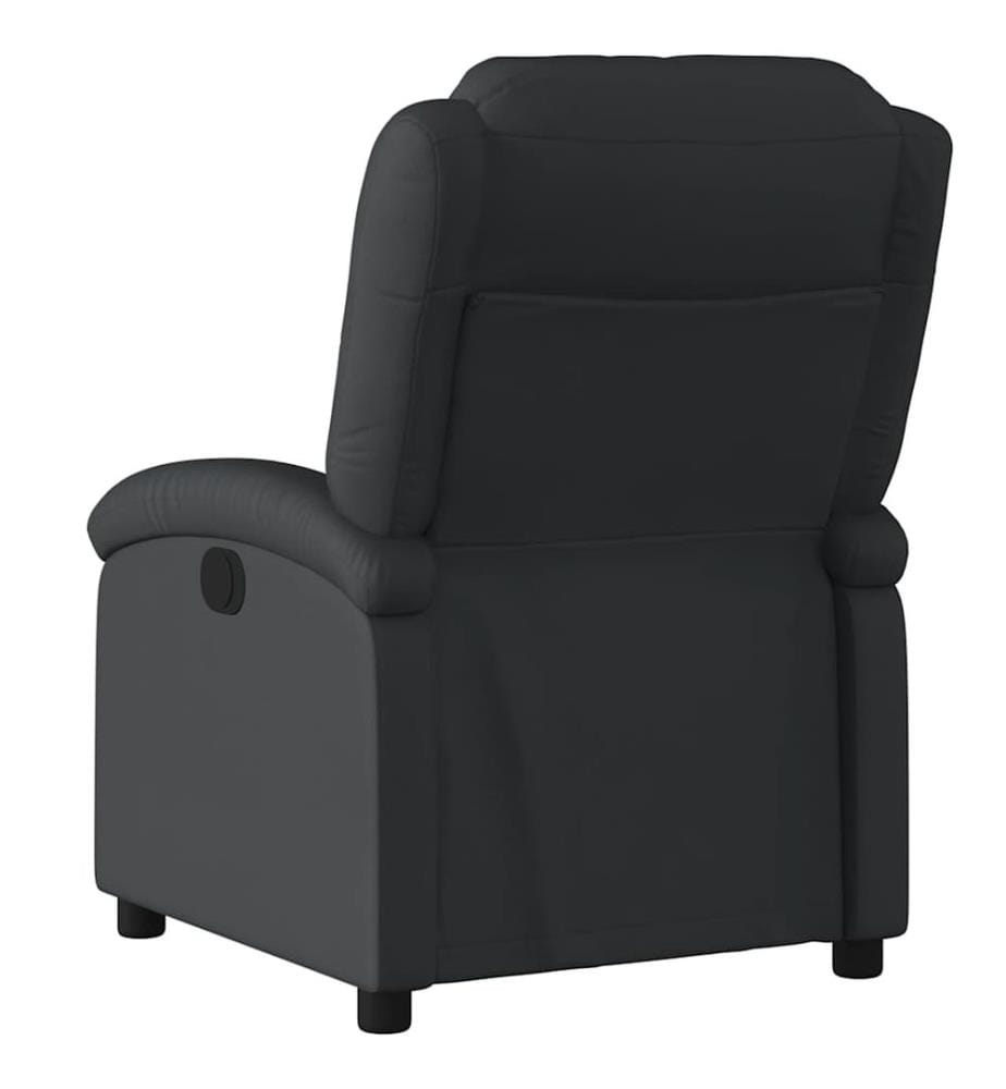 Relaxsessel Elektrisch Schwarz Echtleder