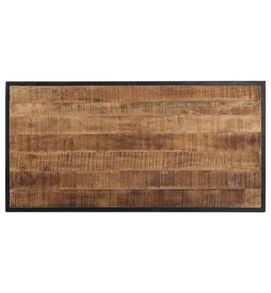 Esstisch 120 cm Raues Mangoholz