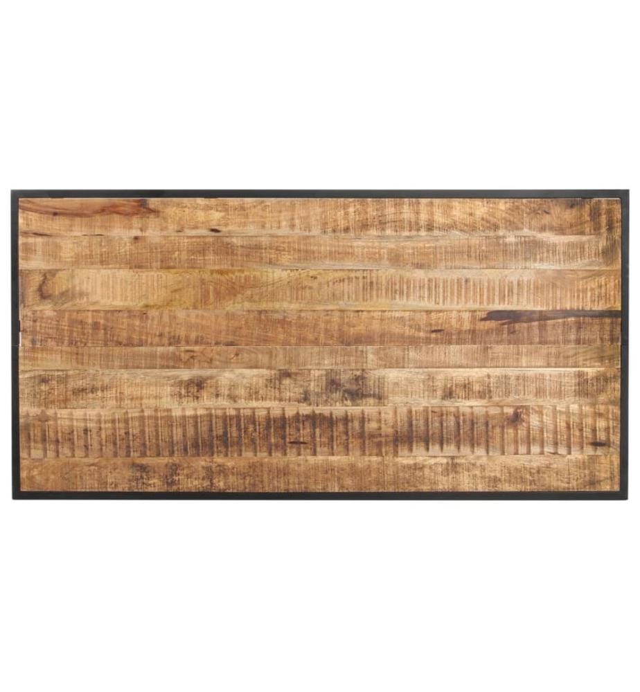 Esstisch 140 cm Raues Mangoholz