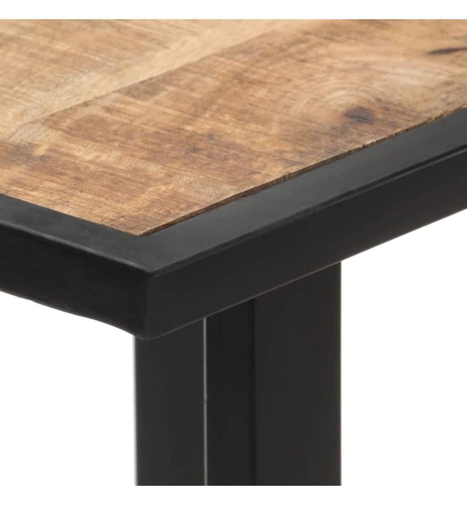 Esstisch 140 cm Raues Mangoholz