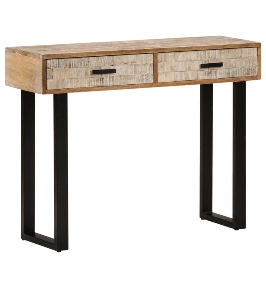 Konsolentisch 100x30x75 cm Massivholz Mango